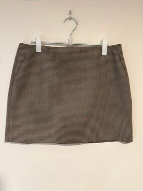 Uniqlo Plaid Skort - Brown - NWOT